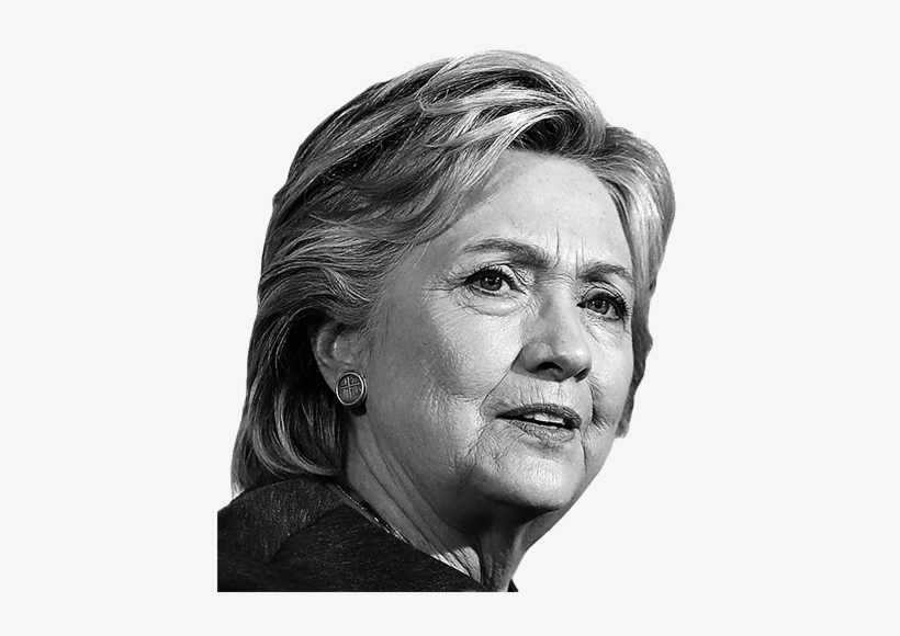 Hillary Clinton Photo - Black And White Donald Trump And Hillary Clinton, transparent png #87113