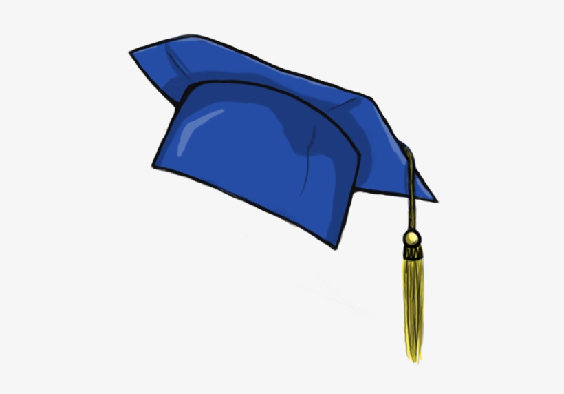 Graduation Cap Transparent Png - Blue Graduation Cap Png, transparent png #87456