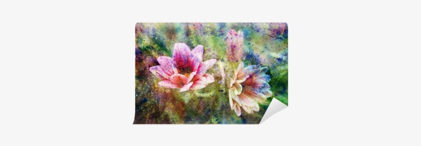 Messy Colorful Watercolor Splatter And Beautiful Pink - Watercolor Painting, transparent png #87481