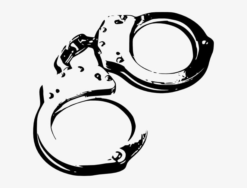 Hand Cuff Tattoos - Handcuff Clip Art, transparent png #87506