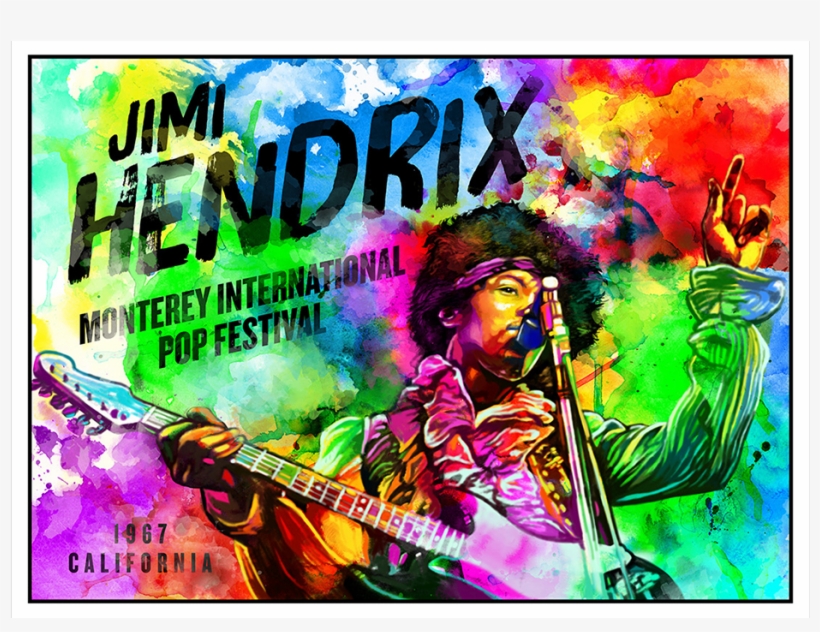 Hendrix Monterey Watercolor Lithograph - Monterey, transparent png #87578