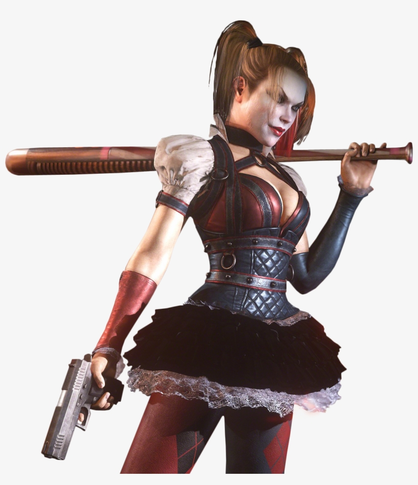 Harley Quinn Arkham Knight Png Image - Arkham Knight Harley Png, transparent png #87656