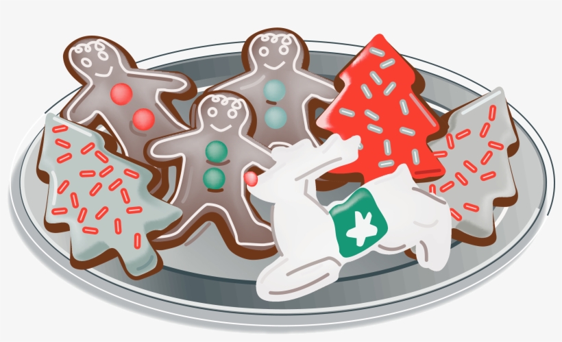 Image Royalty Free Collection Cookie Clip Art High - Plate Of Christmas Cookies Clip Art, transparent png #87657