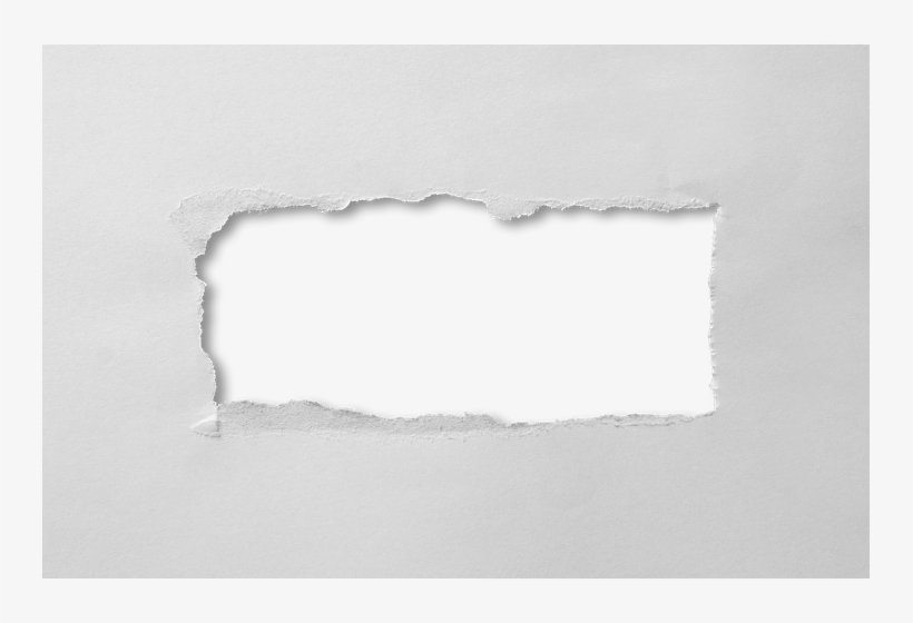 Hole, Torn, Paper, Through - Black Paper Rip Png, transparent png #87732