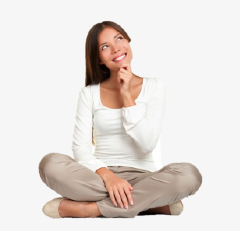 Thinking Woman Png Free Download - Woman Png, transparent png #87917