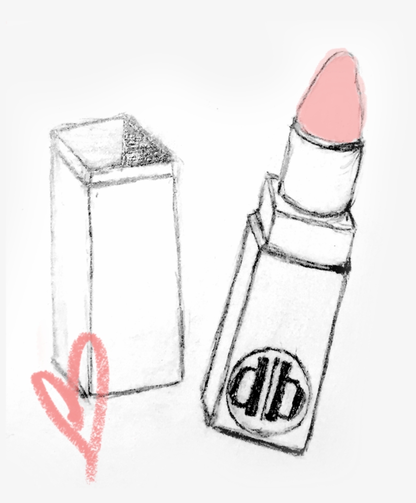 Drawing Lipstick Sketch Banner Freeuse Download - Sketch, transparent png #88560