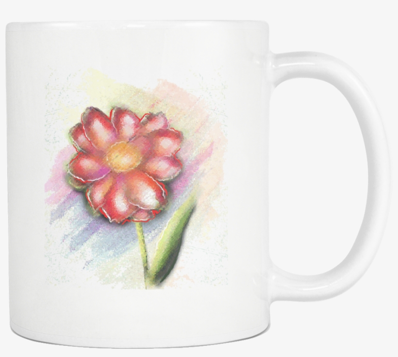 Watercolor Flower - Ladybugvinyls - Flower Wall Decal - Vinyl Decal - Car Decal - Idcolor076, transparent png #88766