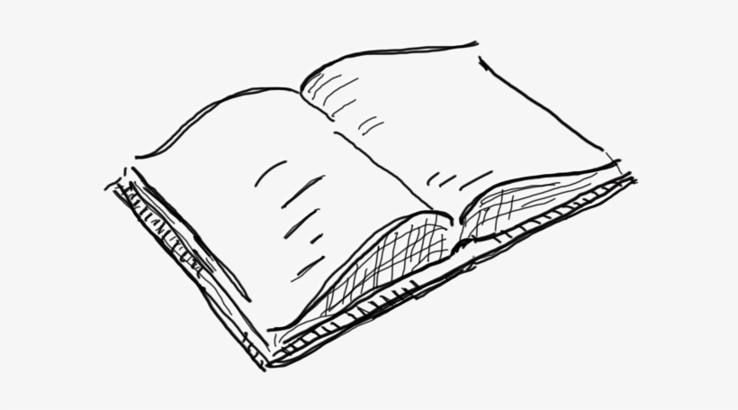 Open Book Drawing Png, transparent png #88922