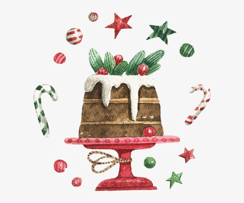 Beautiful Watercolor Christmas Messages Sticker-4 - Christmas Day, transparent png #89292