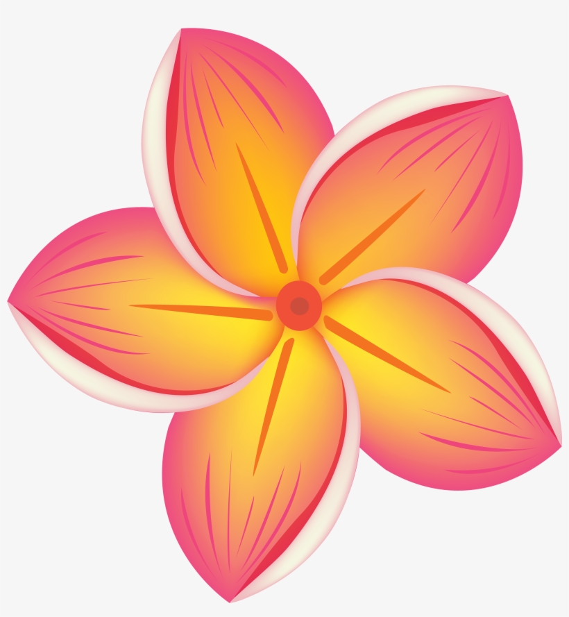 Tropical Flower Png Clipart - Flower Clipart, transparent png #89361