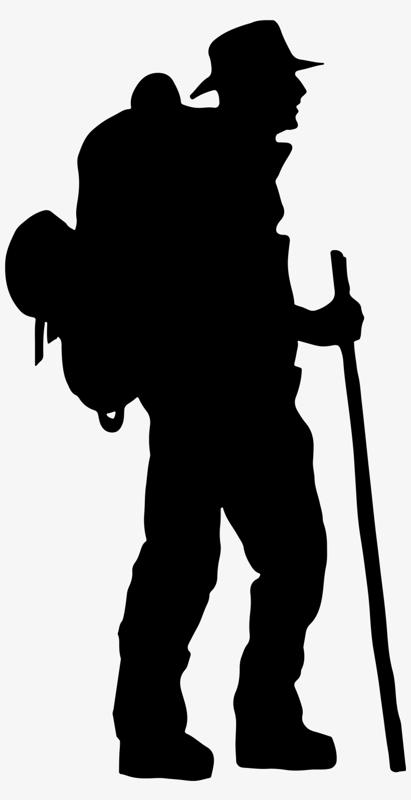Hiking Silhouette Vector, transparent png #89363