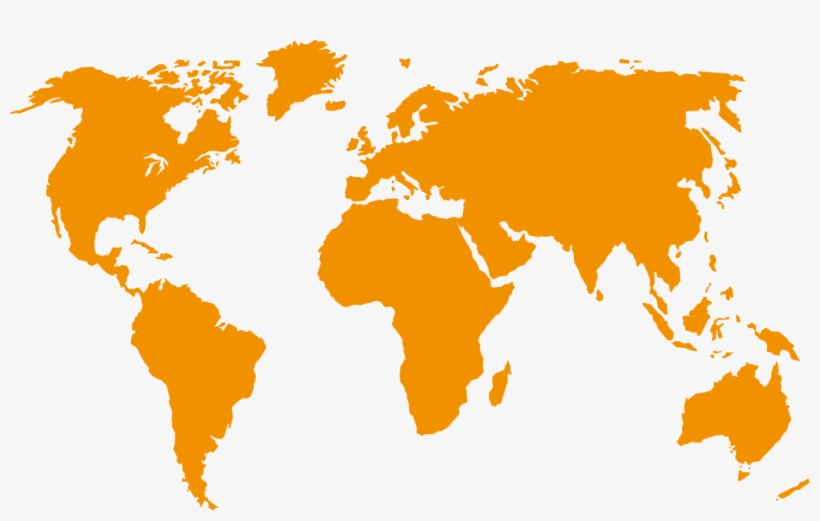 Internationally Active - World Map, transparent png #89455