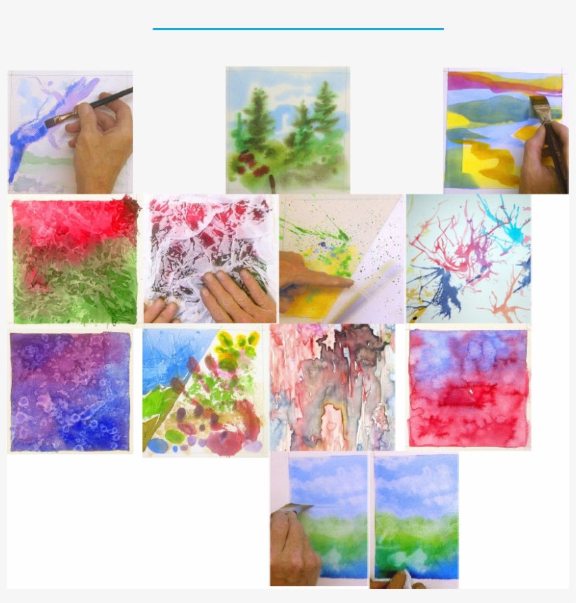 Abstract Watercolor Techniques - Watercolor Painting, transparent png #89950