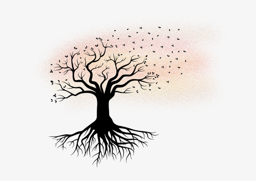 Reflections On Grief And Loss - Family Tree Roots Clip Art, transparent png #89970