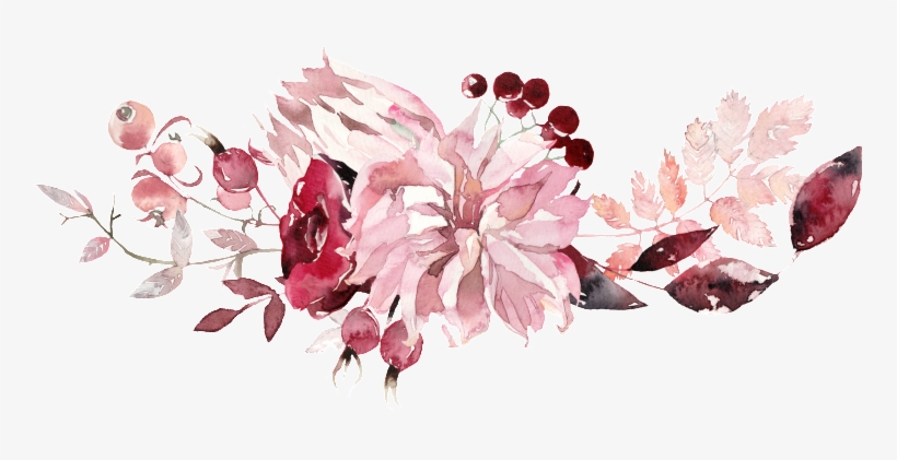 Creative Flower Ink Painting Transparent Watercolor - Watercolor Painting, transparent png #800288