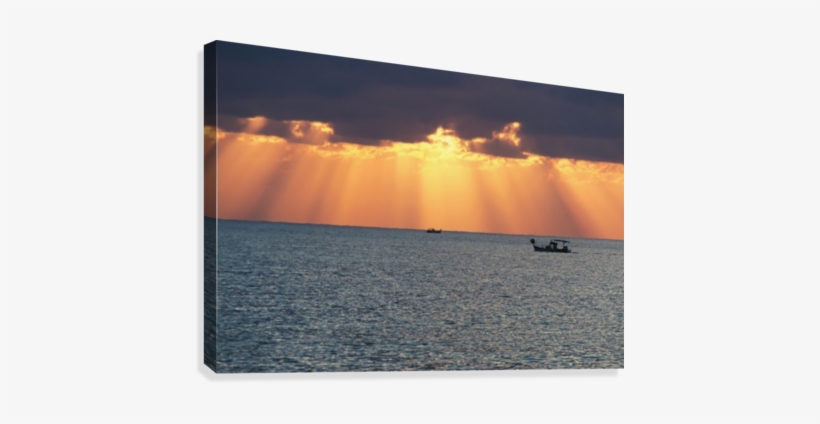 Dramatic Sky With Sun Rays Filtering Down Out Of The, transparent png #800670