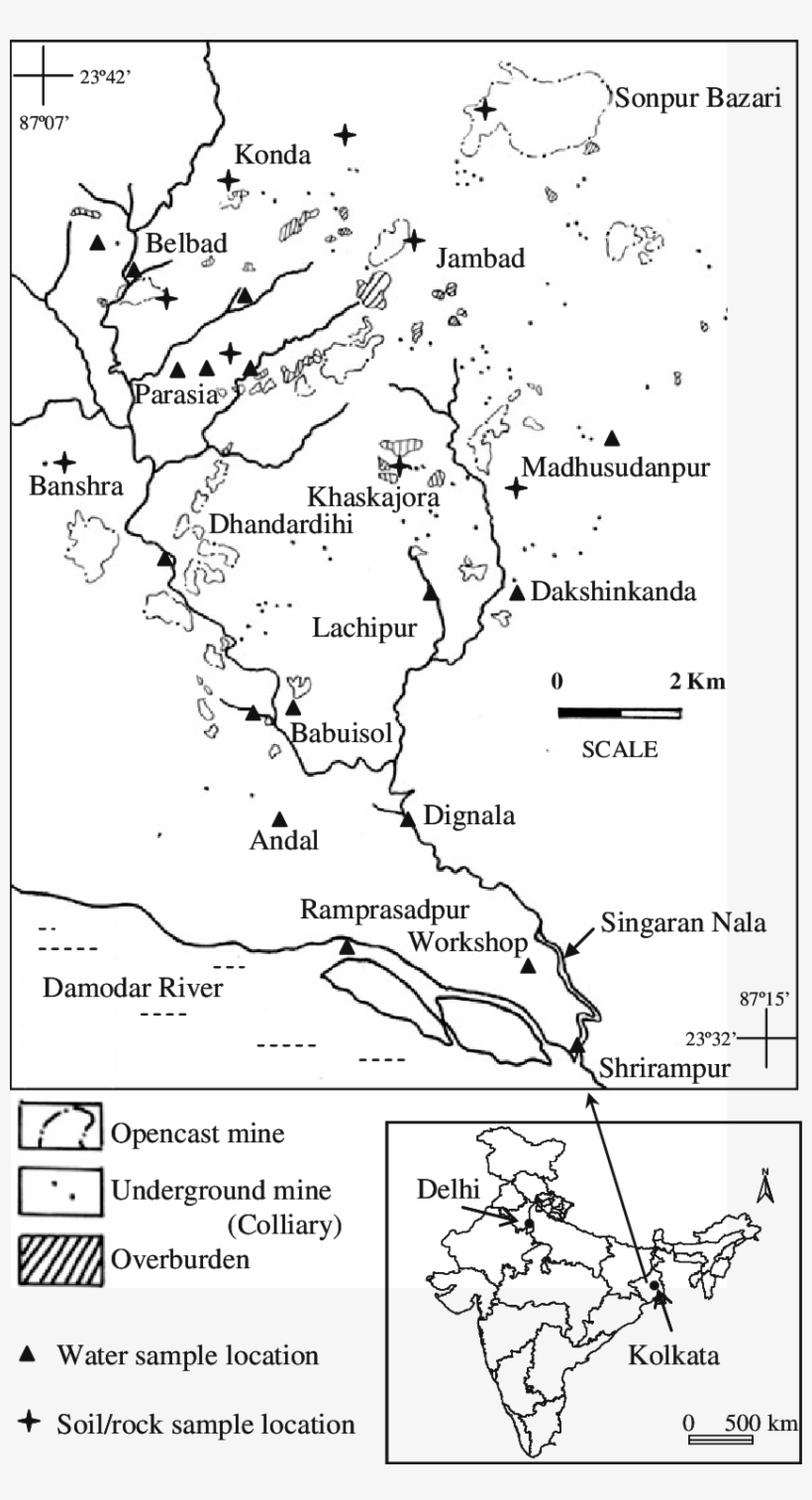 Sampling Location Around Singaran Nala And The Position - Atlas, transparent png #800712