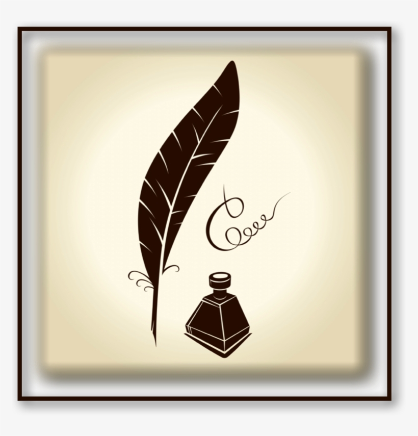 Contact My Therapy Online - Feather Pen And Ink, transparent png #800804