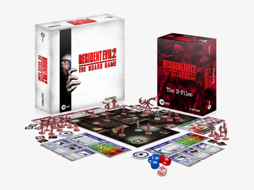 Resident Evil 2 Board Game Capcom Steamforge Games - Resident Evil 2 Board Game, transparent png #801134