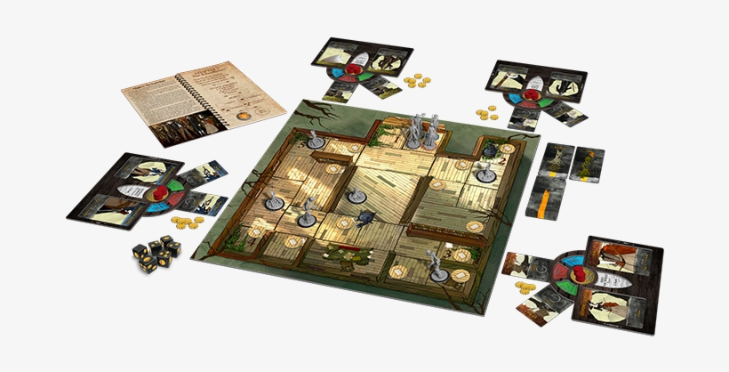Legends Of Sleepy Hollow Is A Cooperative Campaign - Legends Of Sleepy Hollow Board Game, transparent png #801226