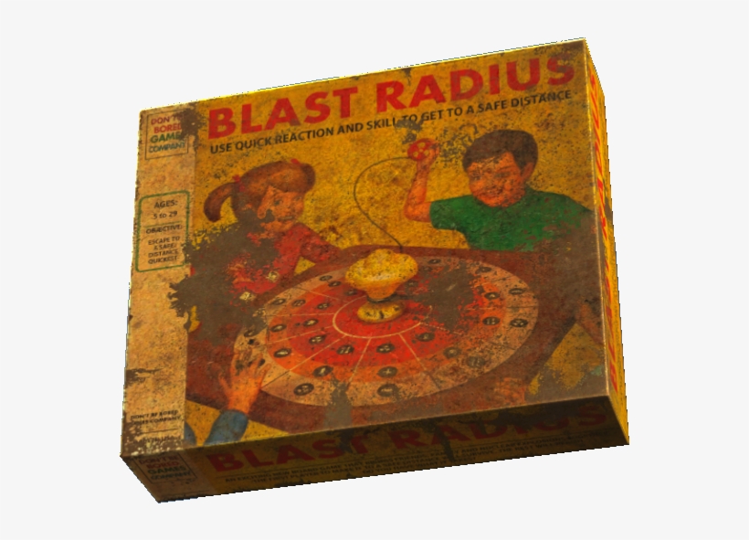 Blast Radius Board Game - Fallout 4 Blast Radius Board Game, transparent png #801229
