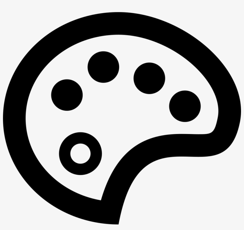 Painter Palette - - Icon, transparent png #801588