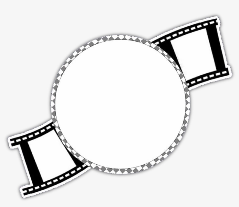 White Circle Movie Strip Transparent Overlay Freetoedit, transparent png #801744