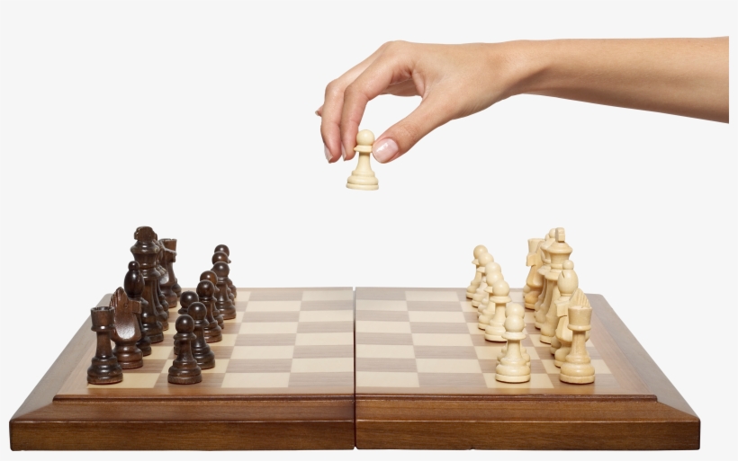 Chess In Hand Png Image - Playing Chess Transparent Background, transparent png #801969