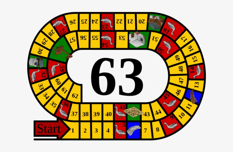 The Game Of The Goose Example - Goose Game Svg, transparent png #802108