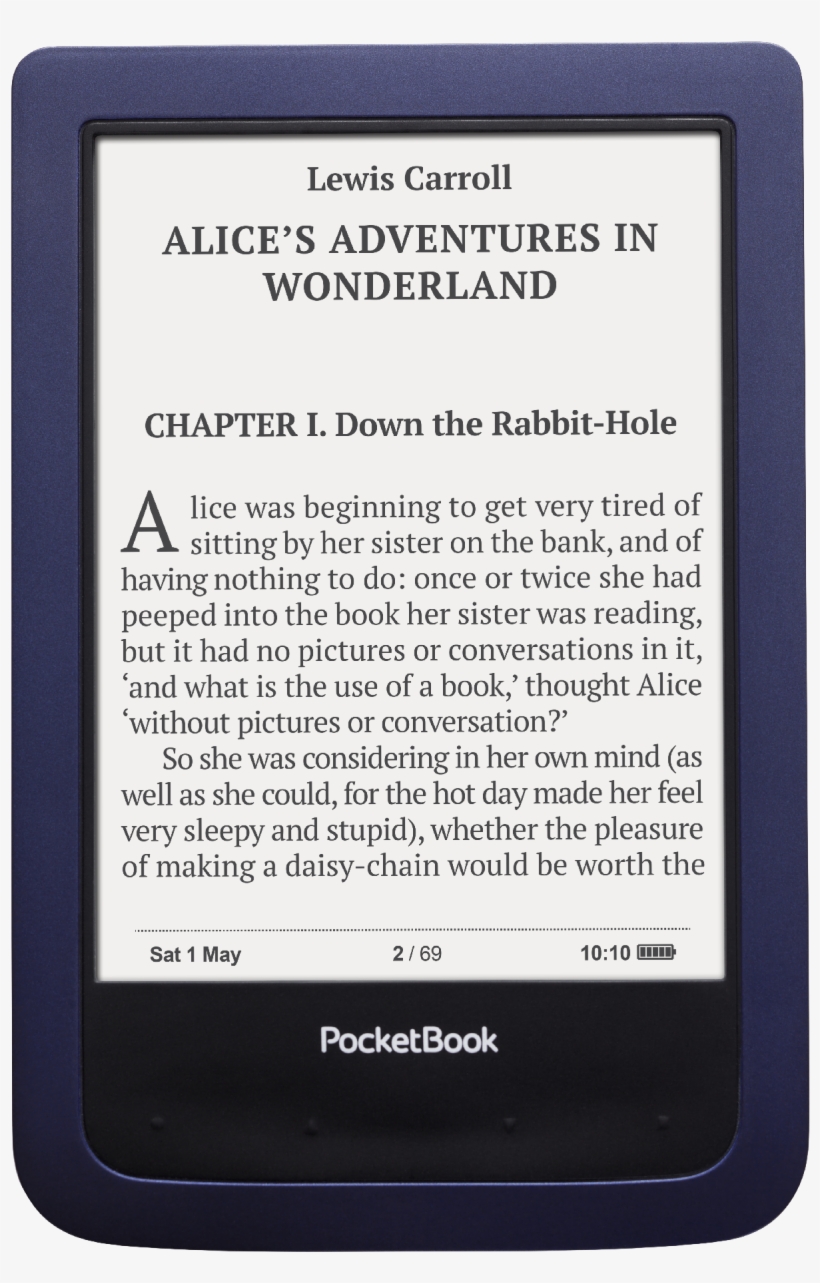 A Reliable Companion To Let You Read Anytime, Anywhere - Pocketbook 614 Basic 2 White E-book Reader, transparent png #802171