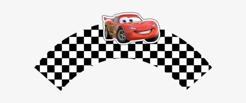 Disney Cars Party, Disney Cars Birthday, Cars Birthday - Disney Cars Cupcake Wrapper, transparent png #802634