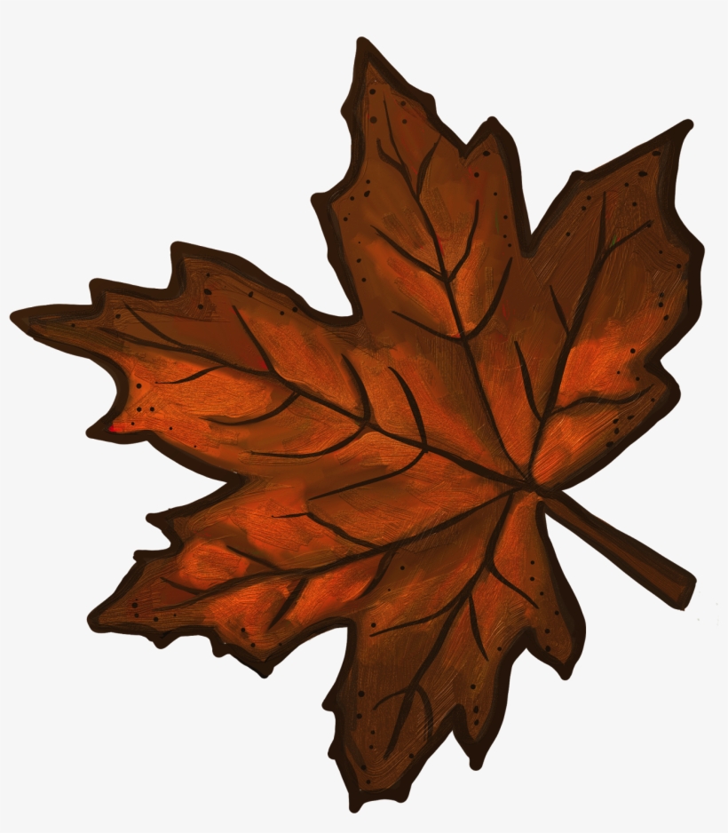 Clip Arts Related To - Brown Leaves Clip Art, transparent png #802678