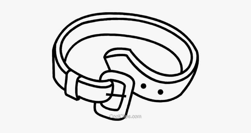 Black - Clip Art Belt Black And White, transparent png #802726