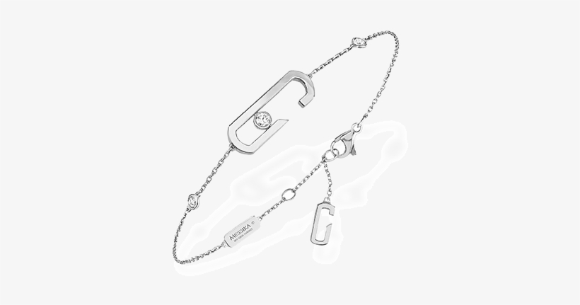 Graphic Transparent Stock Bracelet Drawing Sketch - Messika Move Addiction Pav& Diamond Bracelet In, transparent png #803573