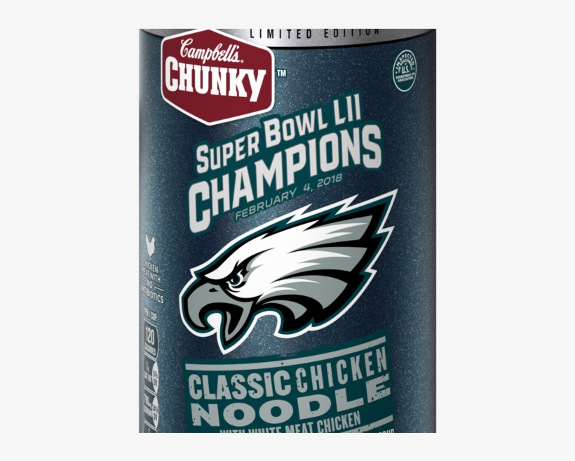Camden's Campbell Soup Serving Up Commemorative Eagles - Campbell's Chunky Classic Chicken Noodle Soup Featuring, transparent png #803614
