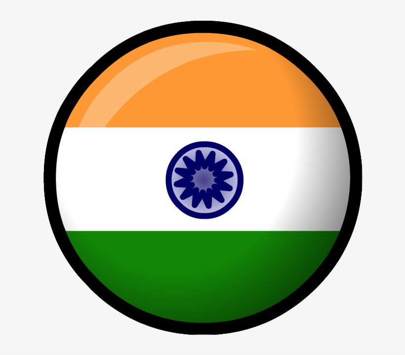 India Flag - Indian Flag Round Png, transparent png #803687