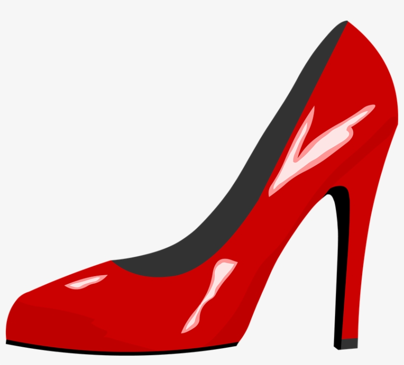 Red High Heel Free - Red High Heel Png, transparent png #803823