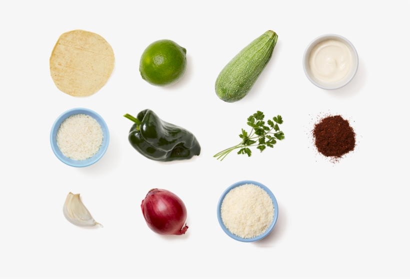 Spicy Elote-style Vegetable Tostadas With Summer Squash, - Zucchini, transparent png #803982