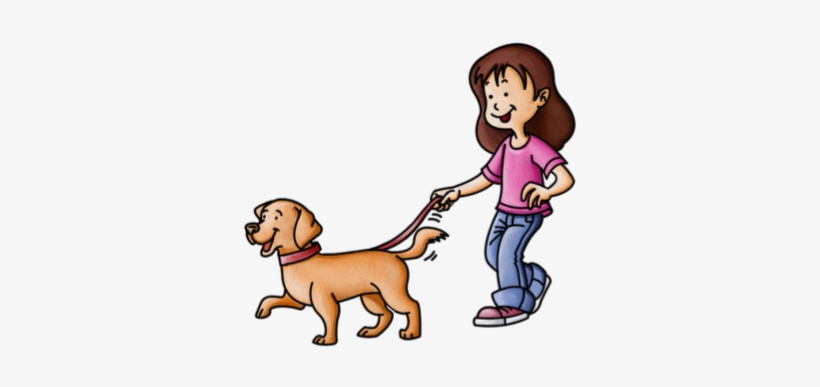 Clip Free Download Collection Of High Quality Free - Cartoon Dog On A Walk, transparent png #804317