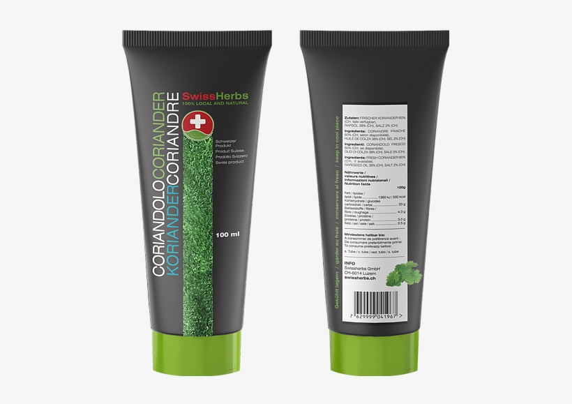 With 3 Ingredients Only, Swissherbs Cilantro Herb Puree - Cosmetics, transparent png #804345
