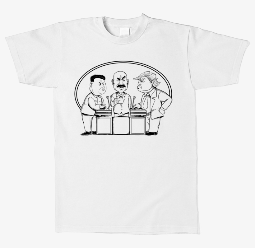 Donald Trump Kim Jong Un And Steve Harvey Family Feud - Shirt, transparent png #805123