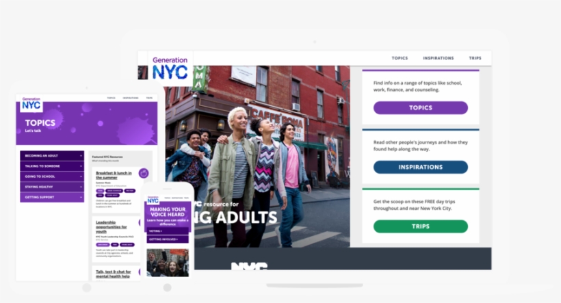 Generation Nyc Header - Website, transparent png #805499