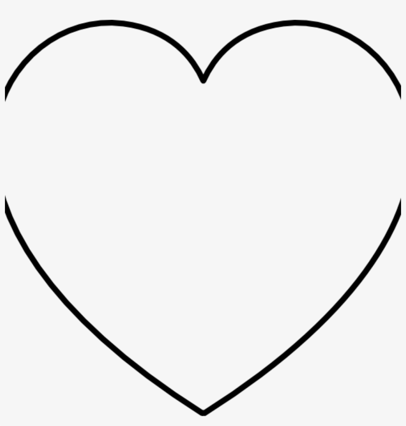 Graphic Library Download Clip Art Free Shape Panda - Big Heart Outline, transparent png #805697