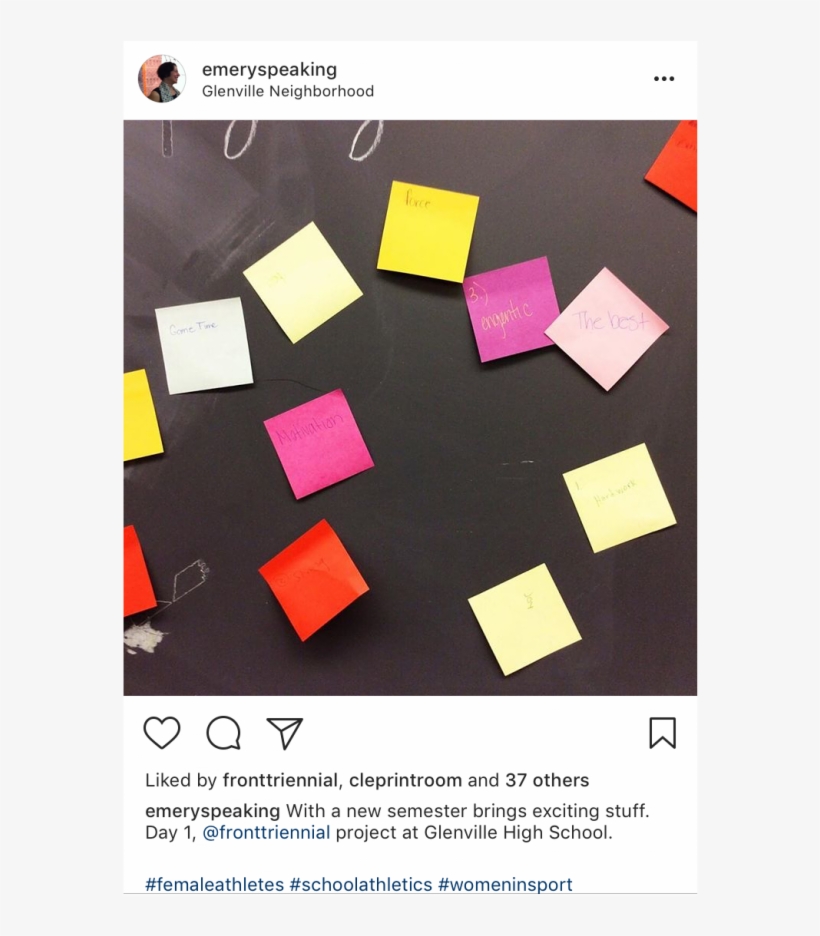 Post-it Notes From Emery's First Meeting With Female - Brochure, transparent png #805888