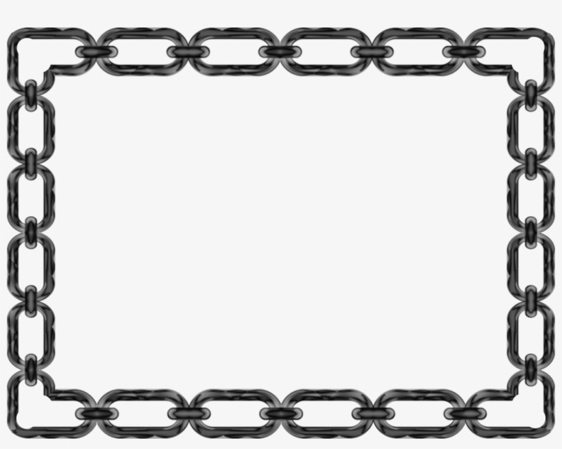 Photo Black Chain Scrapbook Frame Transparent 1600 - Portable Network Graphics, transparent png #806020