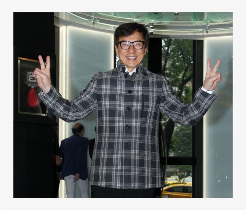 Jackie Chan Attended The Opening Ceremony Of The First - Plaid, transparent png #806283