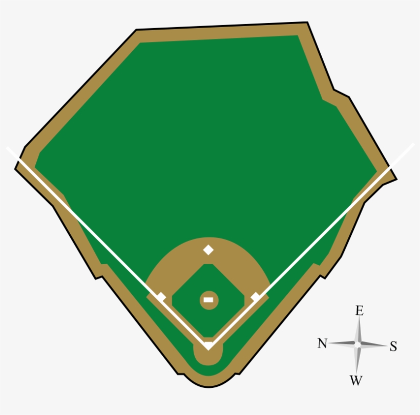 Baseball Diamond Svg - Kauffman Stadium Dimensions, transparent png #806284