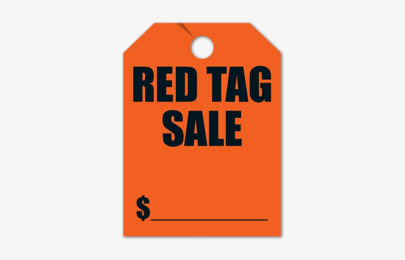 280 Mirror Hang Tags "red Tag Sale" 50/pack - Ssw Dealer Supply Mirror Hang Tags - Red - Red Tag, transparent png #806877