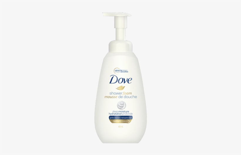 Shower Foam Deep Moisture Foaming Body Wash 400ml - Dove Foam Body Wash, transparent png #807118