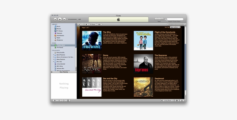 So Far Only Six Series Are Available, But Hbo Plans - Itunes, transparent png #807574